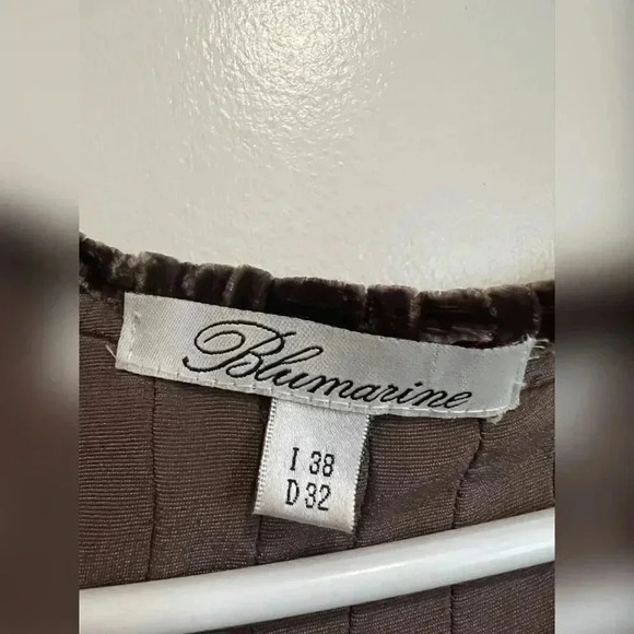 Blumarine Silk Velvet Boho Blouse LIKE NEW - Picture 3 of 5